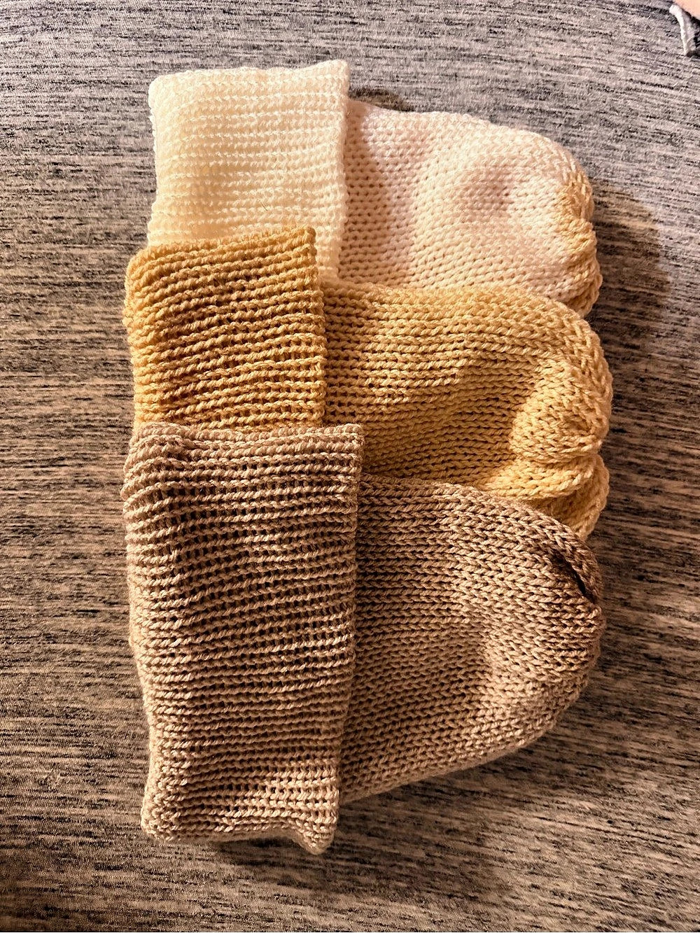 Knitted beanies